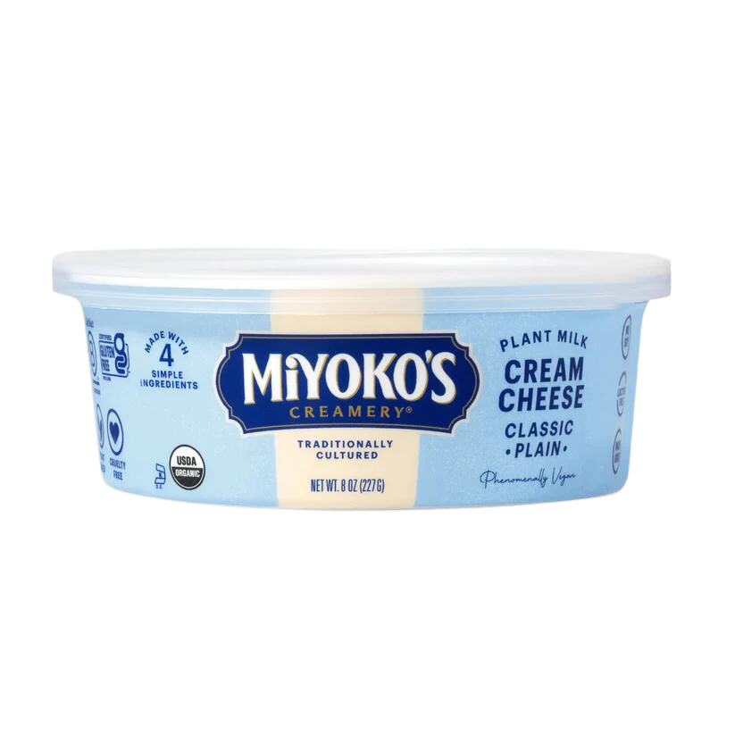 Miyoko Organic Plant Based Plain Cream Cheese - 8 OZ