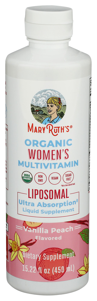 MaryRuths Organic Women's Vanilla Peach Liposomal Multivitamin - 15.22 FO