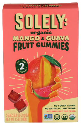 Organic Mango & Guava Fruit Gummies - 3.5 OZ