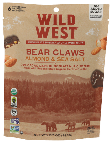 Wild West Almond & Sea Salt Bear Claws - 2.7 OZ