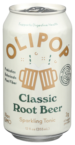 Olipop Classic Root Beer Sparkling Tonic - 12 FO