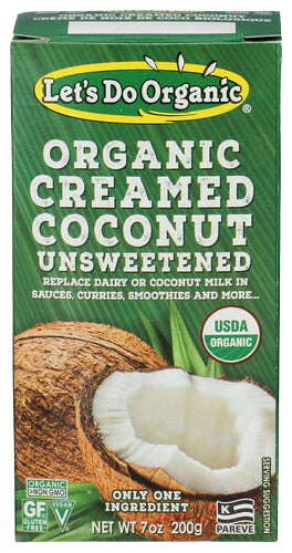Organic Creamed Coconut - 7 OZ
