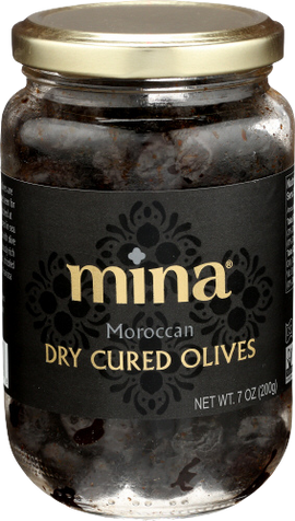 Black Moroccan Dried Olives - 7 OZ