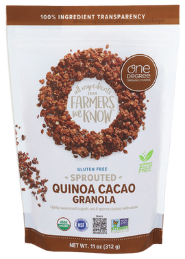 One Degree Quinoa Cacao Granola - 11 OZ