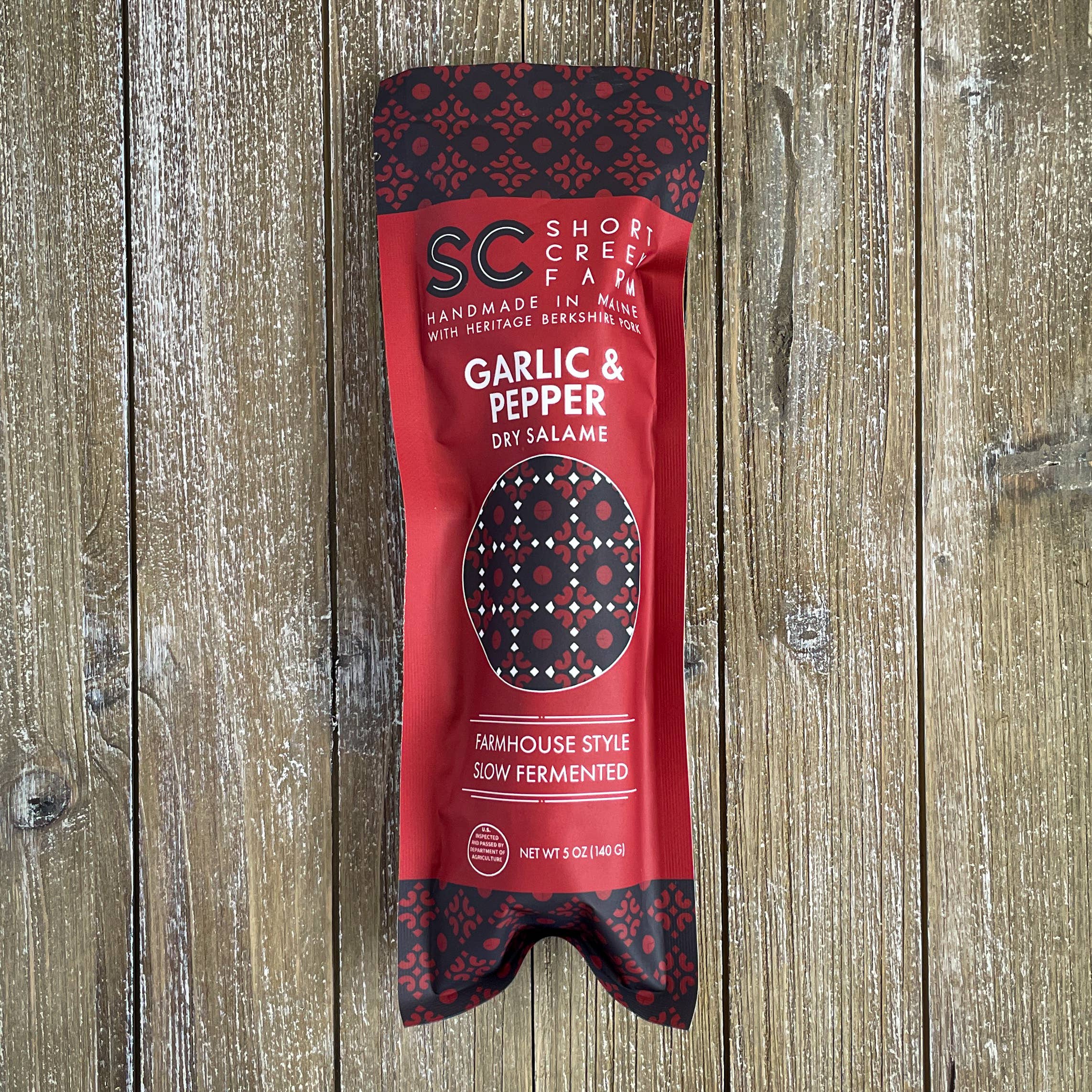 Garlic & Pepper Salami - 5 OZ