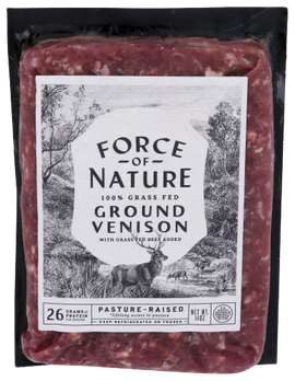 Force of Nature Ground Venison - 14 OZ
