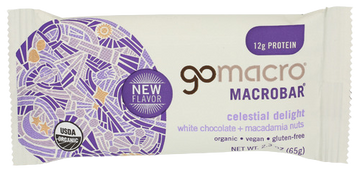 Organic White Chocolate Macadamia Nut Macro Bar - 2.3 OZ