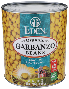 Organic Garbanzo Beans - 108 OZ