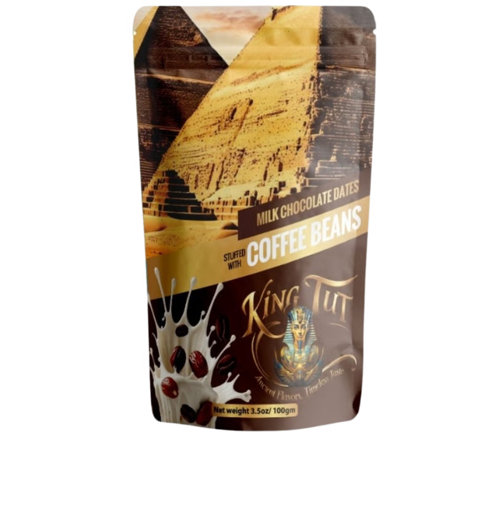Milk Chocolate Dates with Coffee Beans - 3.5 OZ