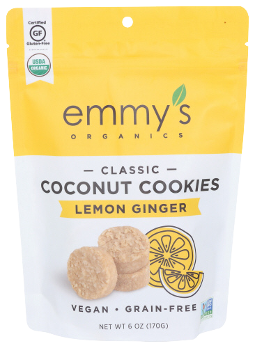 Lemon Ginger Coconut Cookies - 6 OZ