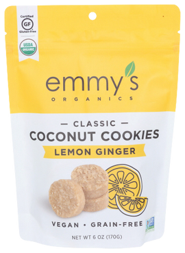 Lemon Ginger Coconut Cookies - 6 OZ