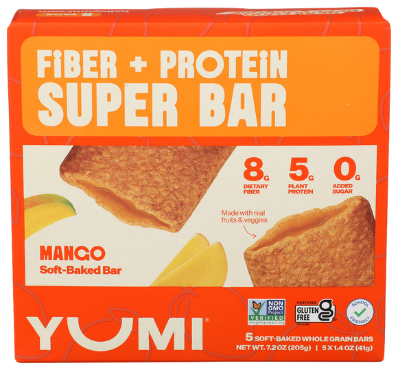 Yumi Mango Fiber + Protein Super Bar - 6 OZ