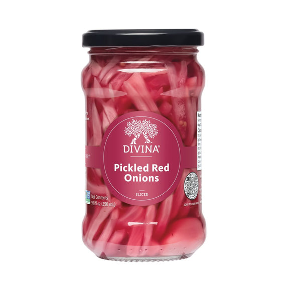 Divina Pickled Red Onions - 9.8 OZ