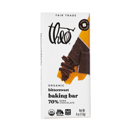 Theo Dark Chocolate Baking Bar - 4 OZ
