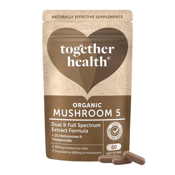 Mushroom 5 Blend – 9300mg – High Strength – 60 CAPSULES