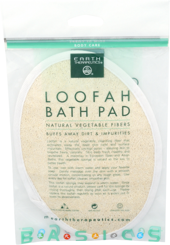 Earth Therapeutics Bath Pad Loofah - 1 EA