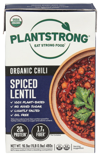 Plantstrong Spiced Lentil Chili - 16.9 FO