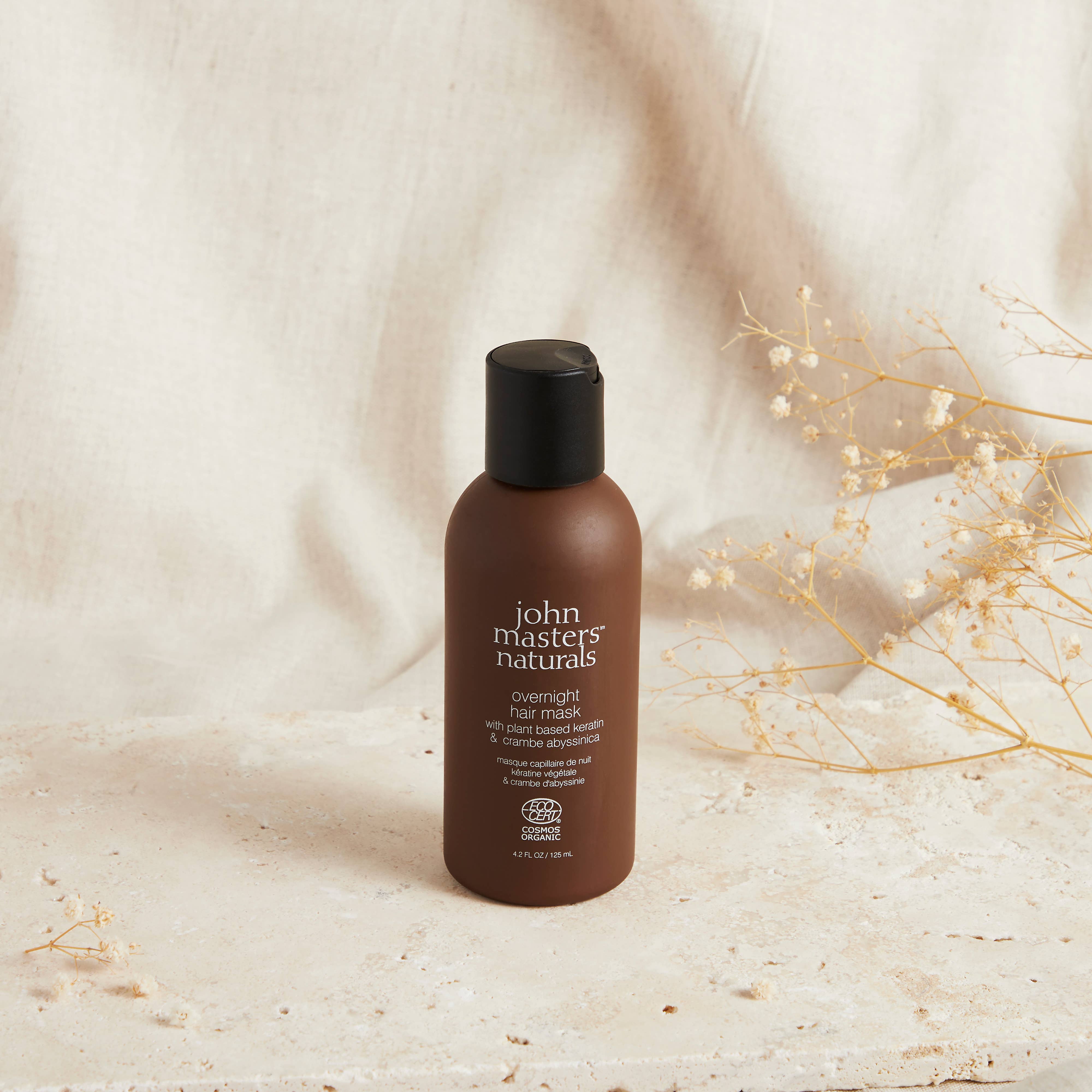 Overnight Hair Mask with Plant Based Keratin & Crambe Abyssi: 4.2 fl oz.