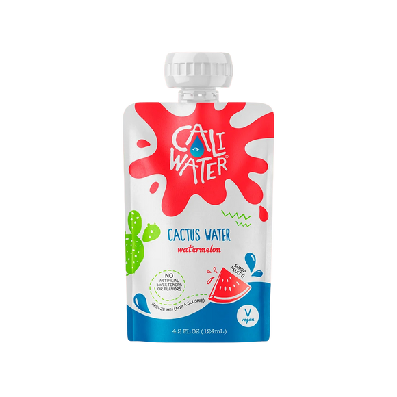 Caliwater Watermelon Cactus Water Kids Pouch - 4.2 FO