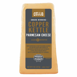 Cello Copper Kettle Parmesan Cheese - 5 OZ