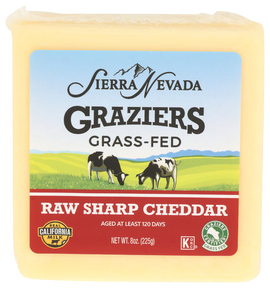 Sierra Nevada Raw Sharp Cheddar Cheese - 8 OZ