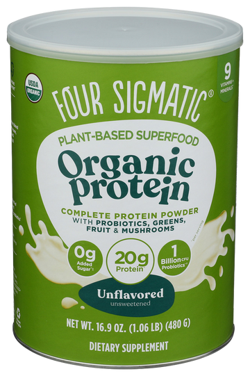 Four Sigmatic Organic Unflavored Plant Protein Powder - 16.9 OZ