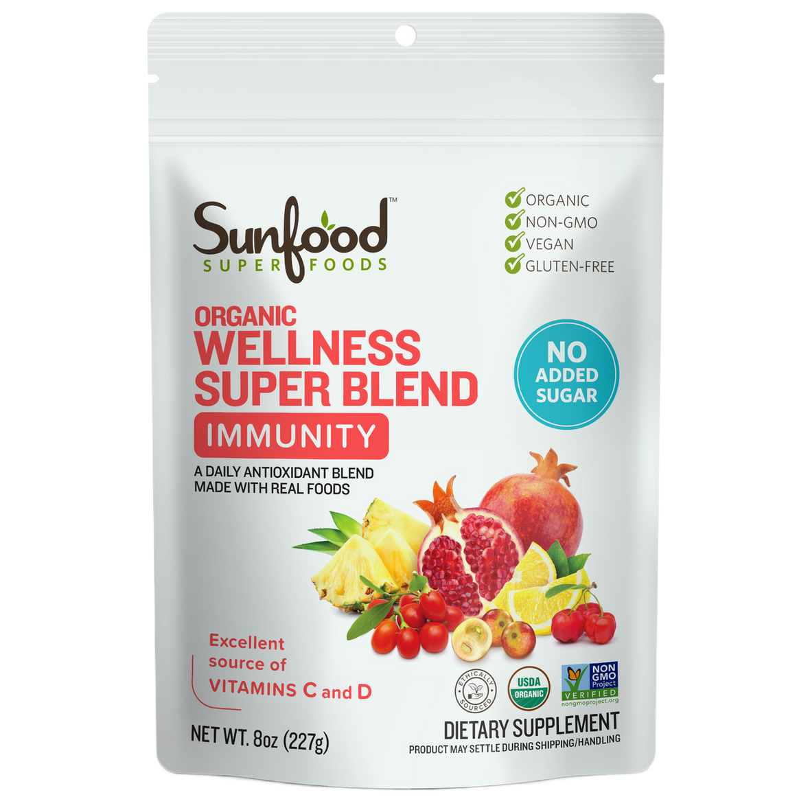 Immunity Superfood Powder 8 OZ Juneau Natural