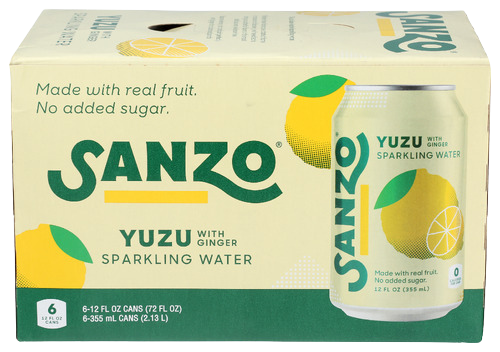 Yuzo Sparkling Water - 6Pk