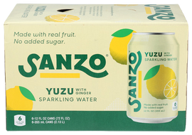 Yuzo Sparkling Water - 6Pk