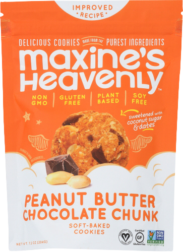 Maxines Heavenly Peanut Butter Chocolate Chunk Cookies - 7.2 OZ