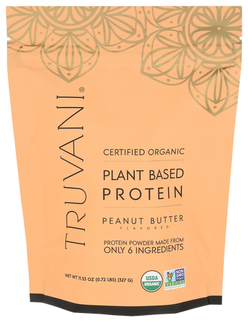 Truvani Plant Based Peanut Butter Protein Powder - 11.53 OZ