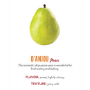 Organic D'Anjou Pear - EACH-2