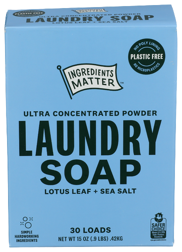 Lotus Leaf + Sea Salt Laundry Soap Powder - 15 OZ