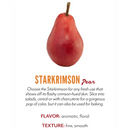 Organic Star Krimson Pear - EACH-2