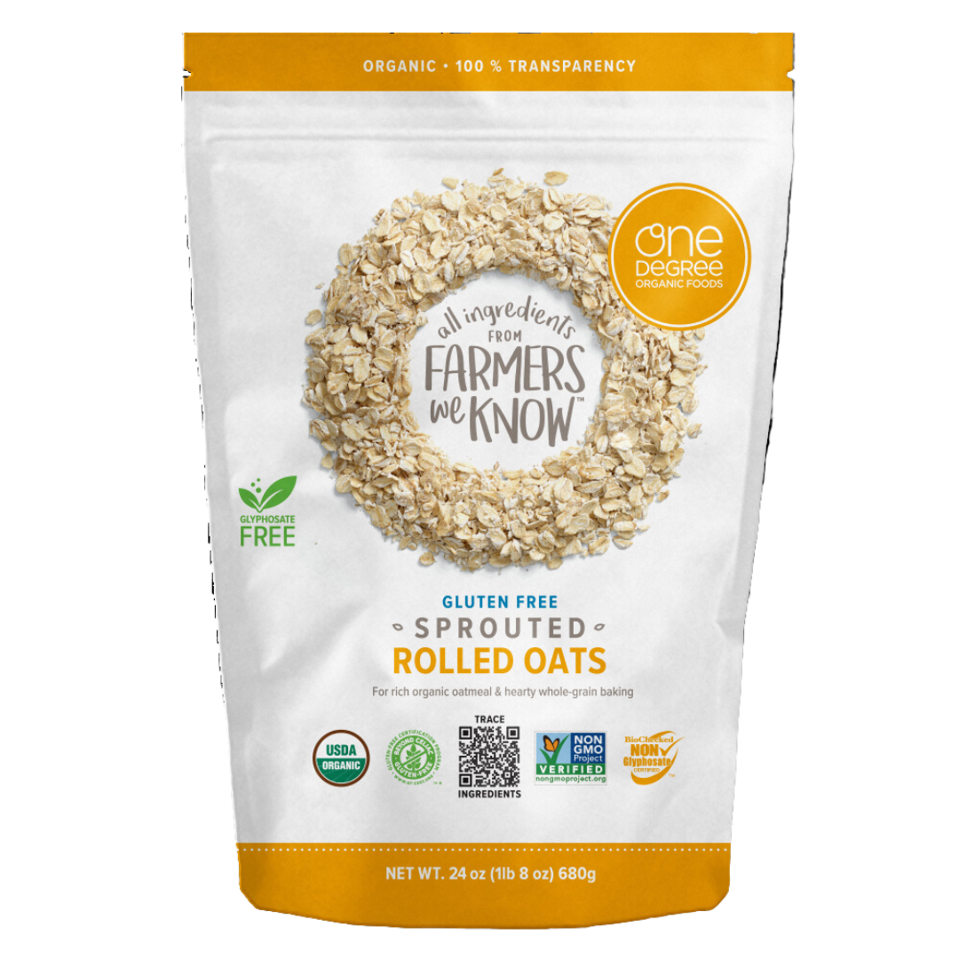 Organic Sprouted Rolled Oats - 24 OZ