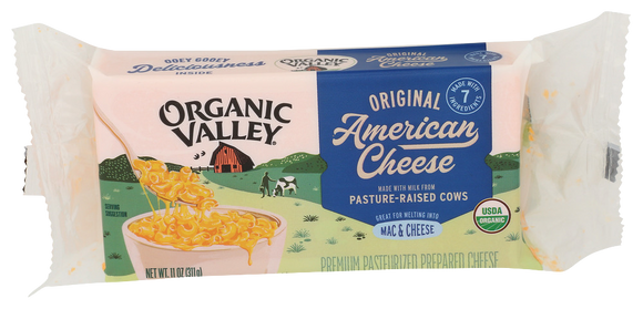 Organic Valley American Cheese - 11 OZ