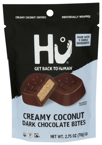 Hu Creamy Coconut Dark Chocolate Bites - 2.75 OZ