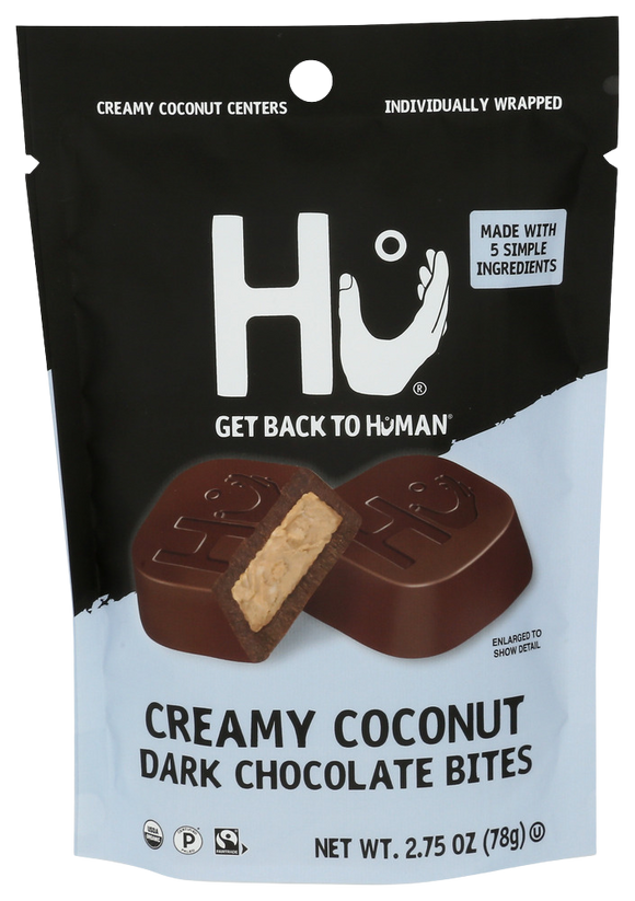 Hu Creamy Coconut Dark Chocolate Bites - 2.75 OZ