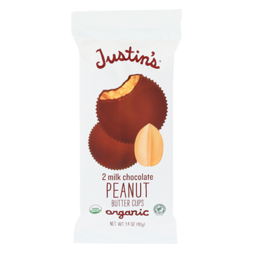 Organic Milk Chocolate Peanut Butter Cups - 1.4 OZ