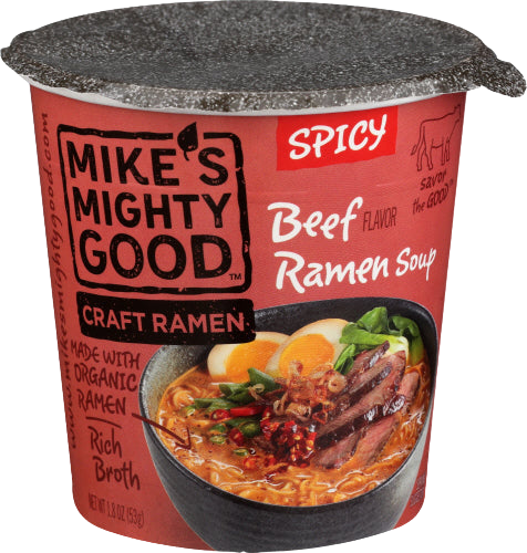 Organic Spicy Beef Ramen Soup - 1.8 OZ