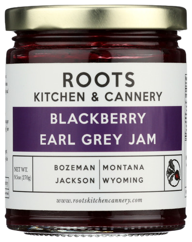 Roots Kitchen Blackberry Earl Grey Jam - 9 OZ
