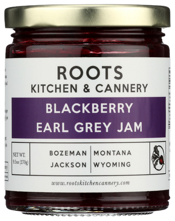 Roots Kitchen Blackberry Earl Grey Jam - 9 OZ