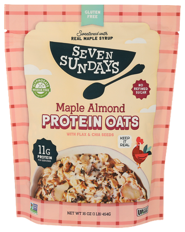 Seven Sundays Maple Almond Protein Oats - 16 OZ