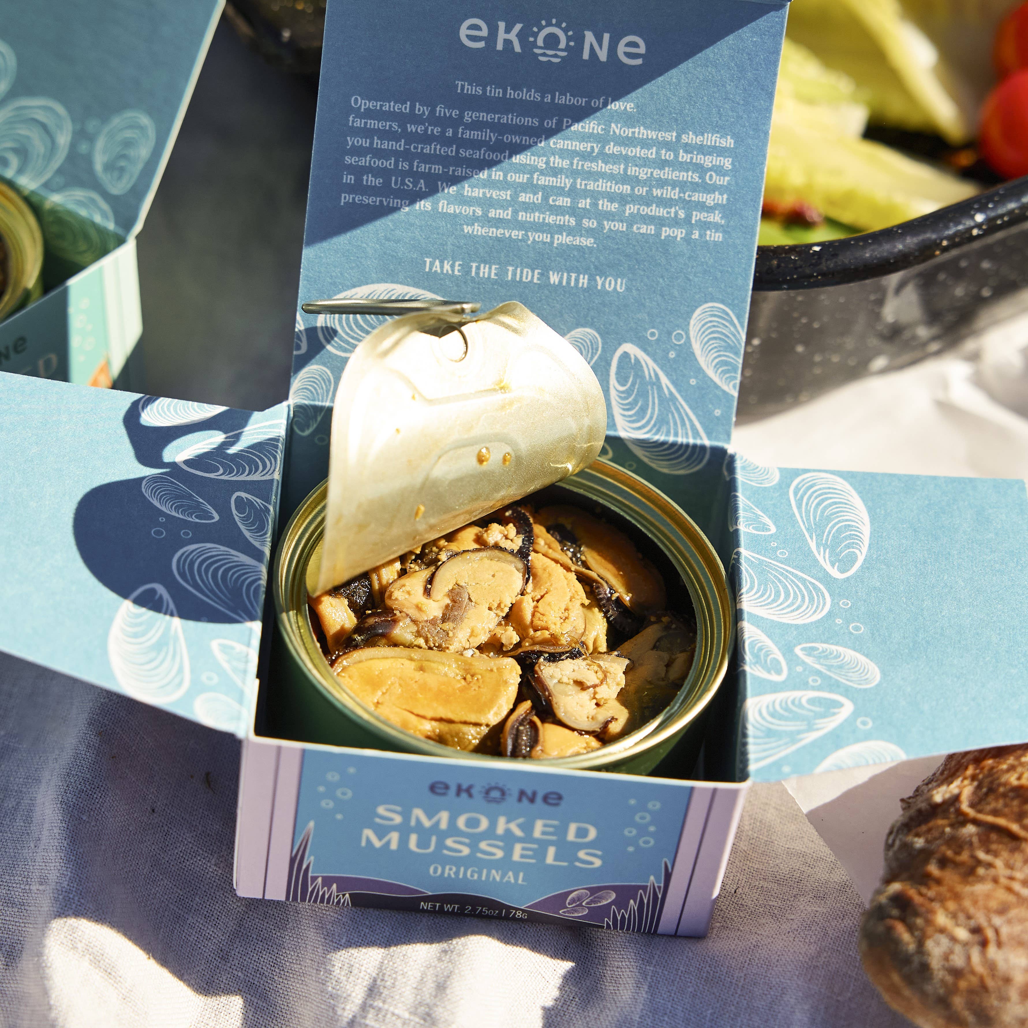 EKONE Smoked Mussels - 3.5 OZ
