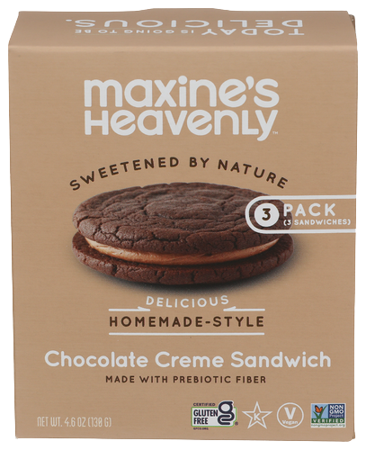 Maxines Chocolate Creme Sandwich - 4.6 OZ