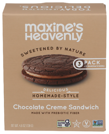 Maxines Chocolate Creme Sandwich - 4.6 OZ