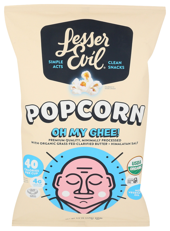 Lesser Evil Oh My Ghee! Popcorn - 4.6 OZ