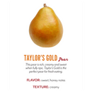 Organic Taylors Gold Pear - EACH-1