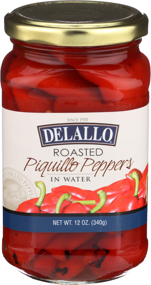 Delallo Roasted Piquillo Peppers - 12 OZ