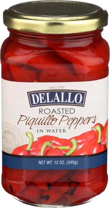 Delallo Roasted Piquillo Peppers - 12 OZ